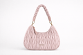 Blush Braided Shoulder Bag